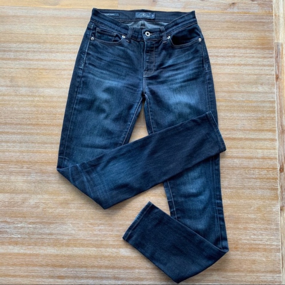 Lucky Brand Dark Wash Brooke Skinny Jeans Size 2